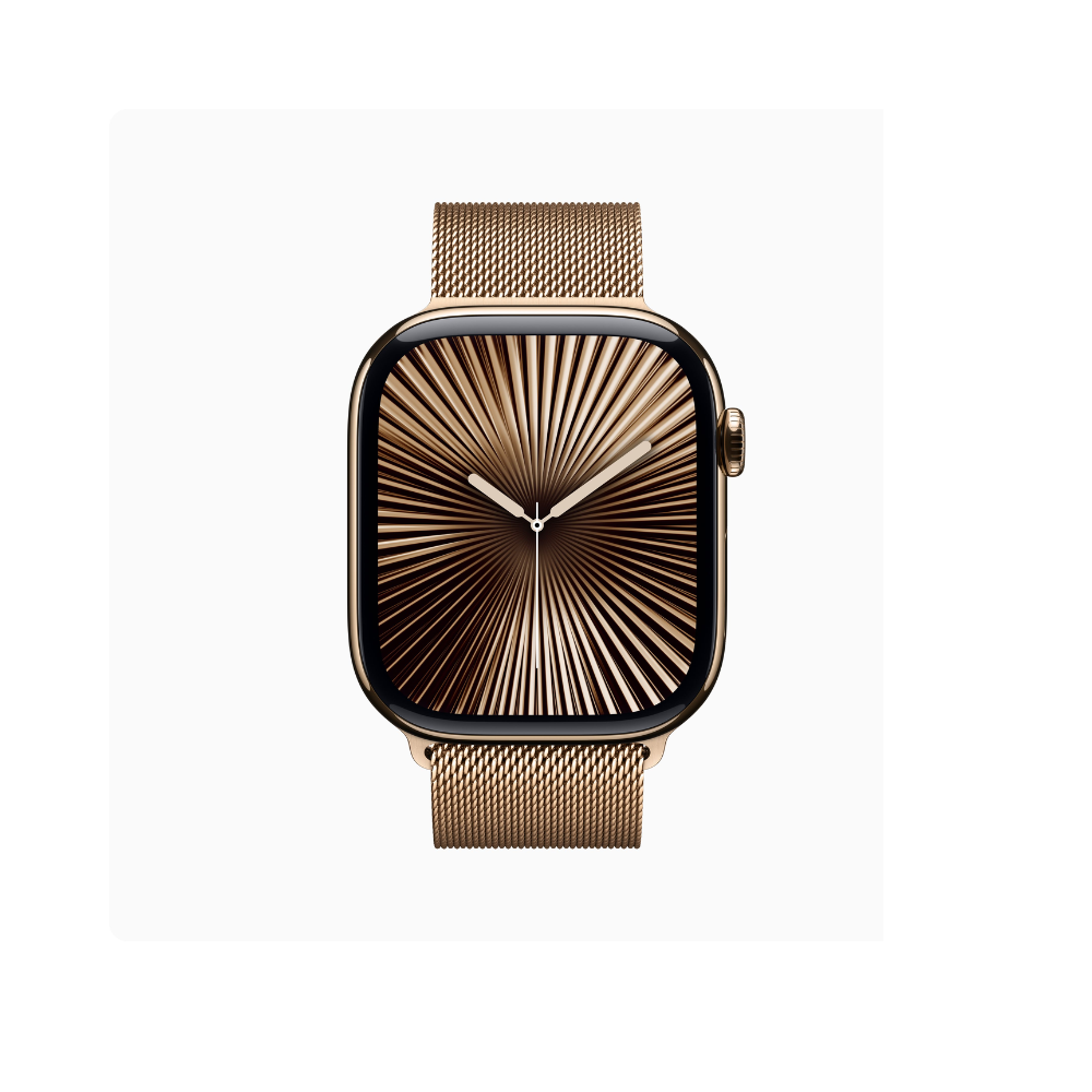 Apple Watch Series 10 (46mm, GPS Only)- Refurbished,Cashify Warranty, Fair,  Rose Gold-Aluminium, 46 mm, Wifi Only, Light Blush sport Band