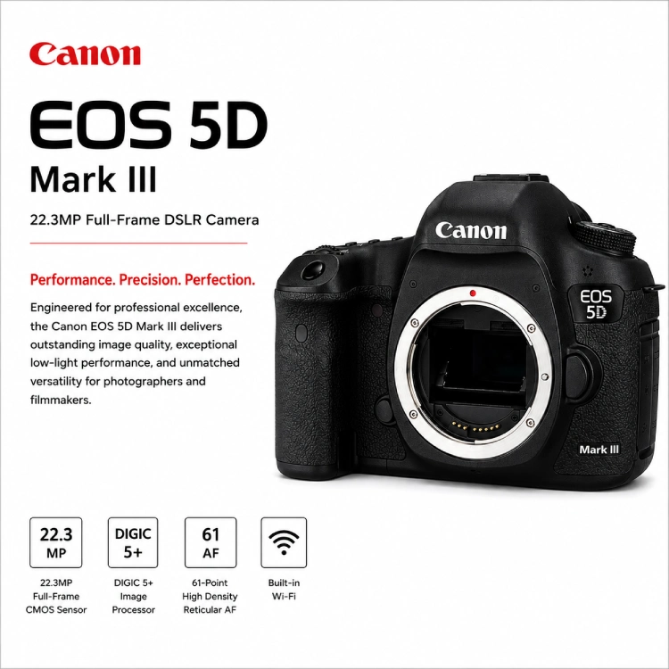 Certified Refurbished Canon EOS 5D | 6-Month Warranty | Cashify