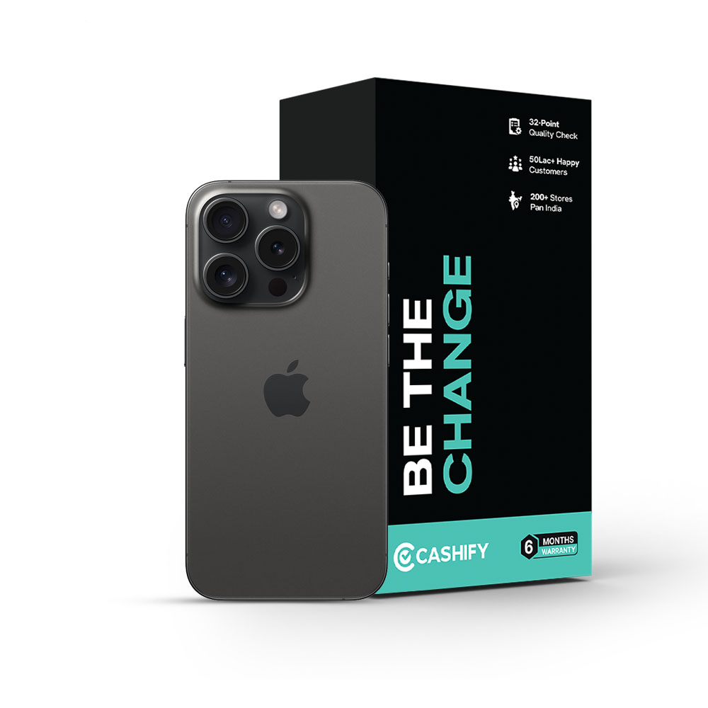 Apple iPhone 15 Pro Max Refurbished,Cashify Warranty, Fair, GB RAM  256 GB, Natural Titanium