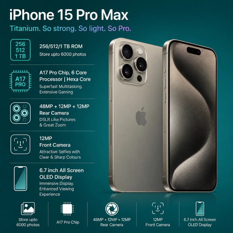 iPHONE 15 PRO MAX