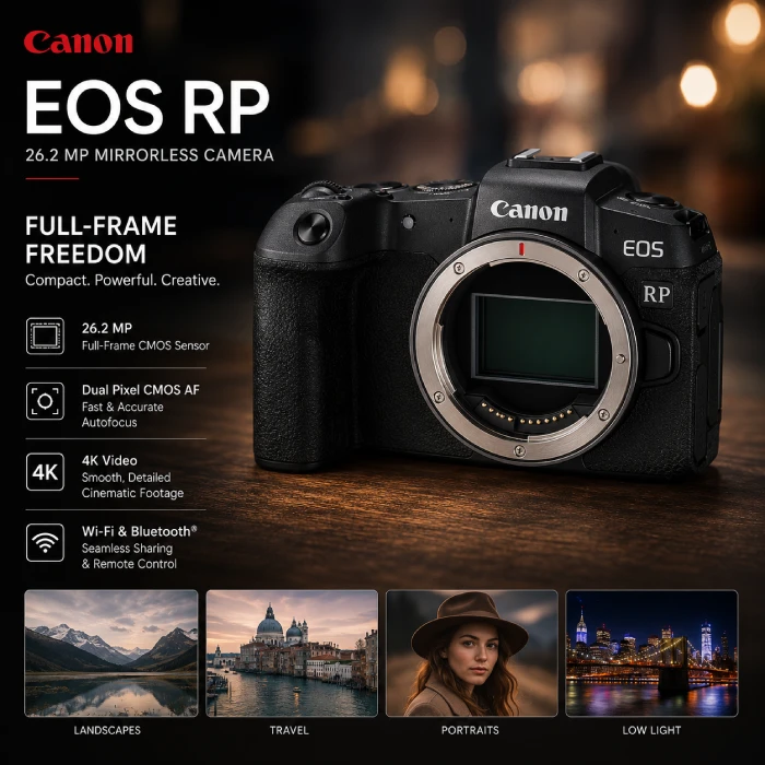 Certified Refurbished Canon EOS RP | 6-Month Warranty | Cashify