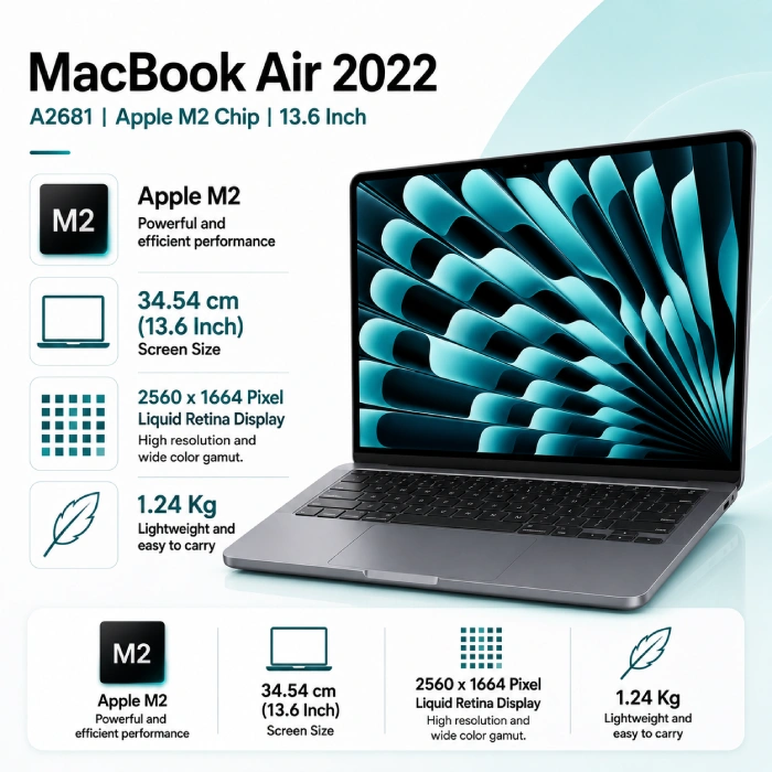Buy Refurbished MacBook Air 2022 A2681 (Apple M2 chip 13.6 Inch